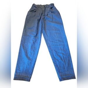 Vintage Union Lee Pleated High Rise Jeans Made USA Size 12 Medium